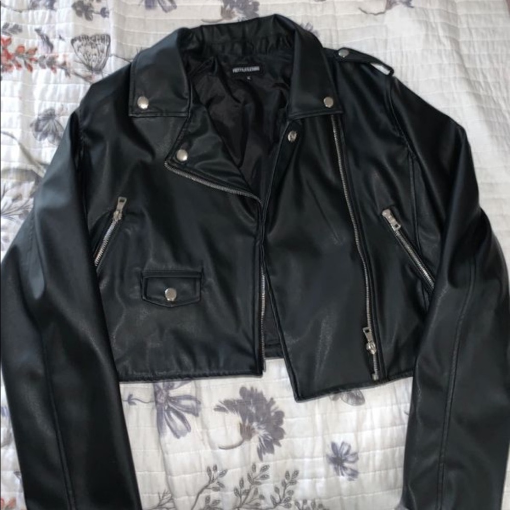 Leather(not real) jacket
